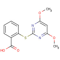 110284-79-2 2-[(4,6-DIMETHOXYPYRIMIDIN-2-YL)THIO]BENZOIC ACID chemical structure