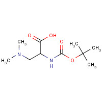 110755-32-3 N-ALPHA-BOC-(R)-2-AMINO-3-(DIMETHYLAMINO)PROPIONIC ACID chemical structure