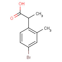 111128-12-2 2-(4-Bromomethyl)phenylpropionic acid chemical structure