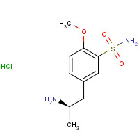 112101-75-4 (R)-(+)-5-(2-AMINOPROPYL)-2-METHOXYBENZENE SULFONAMIDE HYDROCHLORIDE chemical structure