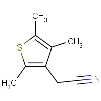 112440-49-0 3-(CYANOMETHYL)-2,4,5-TRIMETHYLTHIOPHENE chemical structure