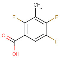 112822-85-2 2,4,5-Trifluoro-3-methylbenzoic acid chemical structure