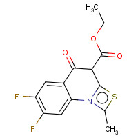 113046-72-3 Ethyl 6,7-difluoro-1-methyl-4-oxo-4H-[1,3]thiazeto[3,2-a]quinoline-3-carboxylate chemical structure
