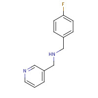 113248-64-9 (4-FLUORO-BENZYL)-PYRIDIN-3-YLMETHYL-AMINE chemical structure