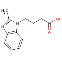 115444-73-0 4-(2-METHYL-1H-BENZIMIDAZOL-1-YL)BUTANOIC ACID chemical structure
