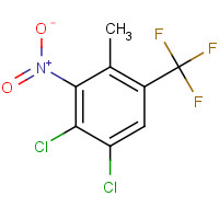 115571-66-9 3,4-Dichloro-2-nitro-6-(trifluoromethyl)toluene chemical structure