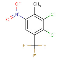 115571-67-0 2,3-Dichloro-4-trifluoromethyl-6-nitrotoluene chemical structure
