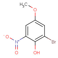 115929-59-4 2-BROMO-4-METHOXY-6-NITROPHENOL chemical structure