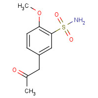 116091-63-5 5-Acetonyl-2-methoxybenzene sulfonamide chemical structure