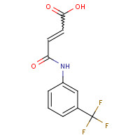 116401-44-6 4-OXO-4-[3-(TRIFLUOROMETHYL)ANILINO]BUT-2-ENOIC ACID chemical structure
