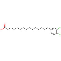 116409-73-5 15-(3,4-DICHLOROPHENYL)PENTADECANOIC ACID chemical structure