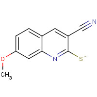 116705-02-3 2-MERCAPTO-7-METHOXY-QUINOLINE-3-CARBONITRILE chemical structure