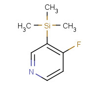 116922-61-3 4-FLUORO-3-(TRIMETHYLSILYL)PYRIDINE chemical structure