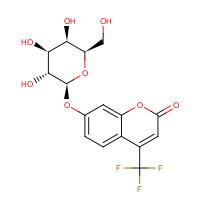 117153-55-6 4-(TRIFLUOROMETHYL)UMBELLIFERYL-BETA-D-GALACTOPYRANOSIDE chemical structure