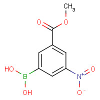 117342-20-8 3-METHOXYCARBONYL-5-NITROPHENYLBORONIC ACID chemical structure