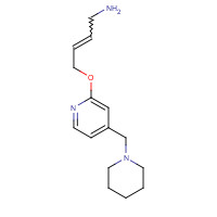 118288-25-8 4-[4-(Piperidinomethyl)pyridyl-2-oxy]-cis-2-butenamine chemical structure