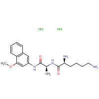 118357-26-9 LYS-ALA 4-METHOXY-BETA-NAPHTHYLAMIDE DIHYDROCHLORIDE chemical structure