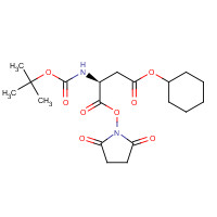 118534-86-4 BOC-ASP(OCHEX)-OSU chemical structure