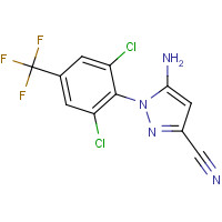 120068-79-3 5-Amino-3-cyano-1-(2,6-dichloro-4-trifluoromethylphenyl)pyrazole chemical structure