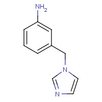 120107-85-9 3-(1H-IMIDAZOL-1-YLMETHYL)ANILINE chemical structure