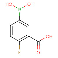 120153-08-4 3-Carboxy-4-fluorophenylboronic acid chemical structure