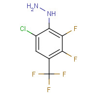 120769-98-4 (6-CHLORO-2,3-DIFLUORO-4-TRIFLUOROMETHYL-PHENYL)-HYDRAZINE chemical structure