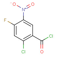 120890-66-6 2-CHLORO-4-FLUORO-5-NITROBENZOYL CHLORIDE chemical structure