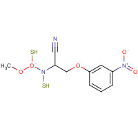 120958-23-8 METHYL [(3-NITROPHENOXY)METHYL]CYANOCARBONIMIDODITHIOATE chemical structure