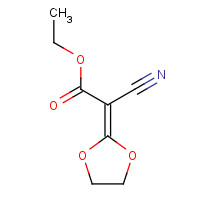 121020-70-0 ETHYL 2-CYANO-2-(1,3-DIOXOLAN-2-YLIDEN)ACETATE chemical structure