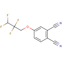 121190-46-3 1,2-BENZENEDICARBONITRILE,4-(2,2,3,3-TETRAFLUOROPROPOXY) chemical structure