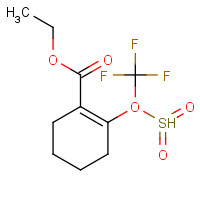 122135-83-5 ETHYL 2-(TRIFLUOROMETHYL SULFONYLOXY)-1-CYCLOHEXENE-1-CARBOXYLATE chemical structure