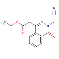 122665-86-5 ETHYL 2-[3-(CYANOMETHYL)-4-OXO-3,4-DIHYDROPHTHALAZIN-1-YL]ACETATE chemical structure