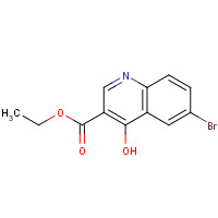 122794-99-4 6-BROMO-4-HYDROXYQUINOLINE-3-CARBOXYLIC ACID ETHYL ESTER chemical structure