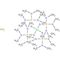 122951-89-7 TETRAKIS[TRIS(DIMETHYLAMINO)PHOSPHORANYLIDENAMINO]PHOSPHONIUMCHLORIDE chemical structure