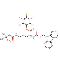 123180-69-8 FMOC-ORN(BOC)-OPFP chemical structure
