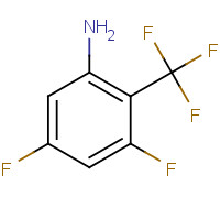123973-33-1 3,5-DIFLUORO-2-TRIFLUOROMETHYL-PHENYLAMINE chemical structure
