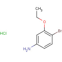 125756-95-8 4-BROMO-3-ETHOXYANILINE HYDROCHLORIDE chemical structure