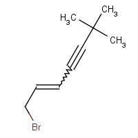 126764-15-6 1-Bromo-6,6-dimethyl-2-hepten-4-yne chemical structure