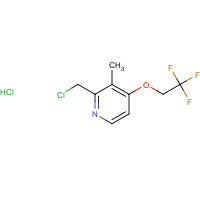 127337-60-4 2-Chloromethyl-3-methyl-4-(2,2,2-trifluoroethoxy)pyridine hydrochloride chemical structure