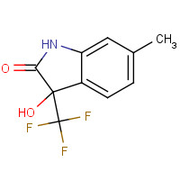 128350-88-9 3-HYDROXY-2-OXO-3-TRIFLUOROMETHYL-6-METHYLINDOLINE chemical structure