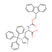 128545-09-5 N-FMOC-3-(triphenylmethyl)-L-histidine chemical structure