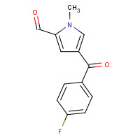 128843-61-8 4-(4-FLUOROBENZOYL)-1-METHYL-1H-PYRROLE-2-CARBALDEHYDE chemical structure