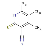 128917-84-0 2-MERCAPTO-4,5,6-TRIMETHYLNICOTINONITRILE chemical structure