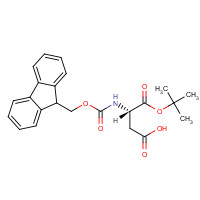 129460-09-9 L-Fmoc-Aspartic acid alpha-tert-butyl ester chemical structure