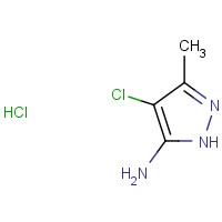 130128-49-3 4-CHLORO-5-METHYL-2H-PYRAZOL-3-YLAMINE HYDROCHLORIDE chemical structure