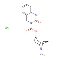 131780-47-7 8-METHYL-8-AZABICYCLO-3-ENDO[3.2.1]OCT-3-YL-1,4-DIHYDRO-2-OXO-3(2H)-QUINAZOLINECARBOXYLIC ACID ESTER HYDROCHLORIDE chemical structure