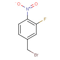 131858-37-2 3-FLUORO-4-NITROBENZYL BROMIDE chemical structure