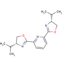 131864-67-0 (R,R)-2,2'-(2,6-PYRIDINEDIYL)BIS(4-ISOPROPYL-2-OXAZOLINE) chemical structure