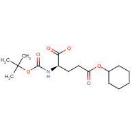 133464-27-4 BOC-D-GLU(OCHEX)-OH chemical structure