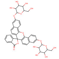 133551-98-1 NAPHTHOFLUORESCEIN DI-(BETA-D-GALACTOPYRANOSIDE) chemical structure